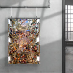 Apotheosis of S. Ignatius by Andrea Pozzo, 300-Year-Old Fresco poster 4