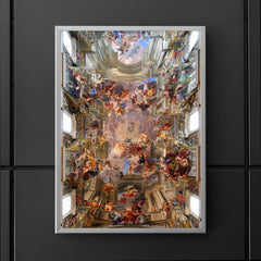 Apotheosis of S. Ignatius by Andrea Pozzo, 300-Year-Old Fresco poster 5