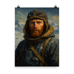 Apsley Cherry Garrard poster on a plain backdrop in size 8"x10".