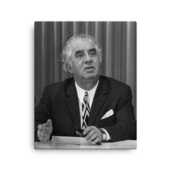 Aram Khachaturian canvas print on a plain backdrop in size 16"x20".