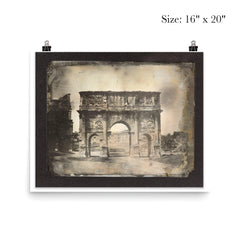 Arch of Constantine in Rome by Joseph Philibert Girault de Prangey, 1842 poster 2