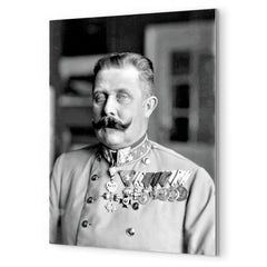 Archduke Franz Ferdinand metal print mockup
