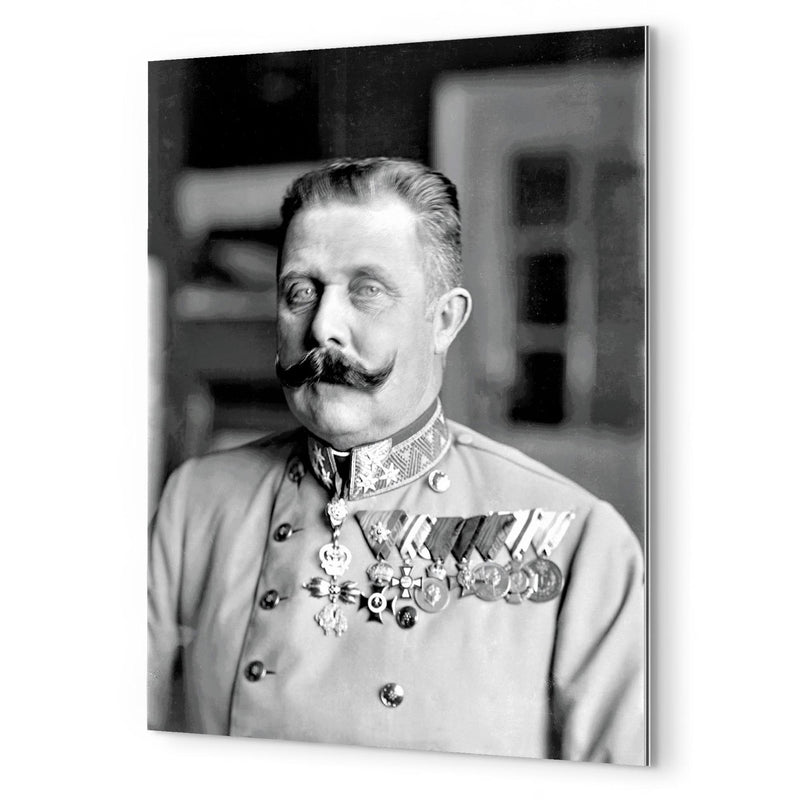 Archduke Franz Ferdinand metal print mockup