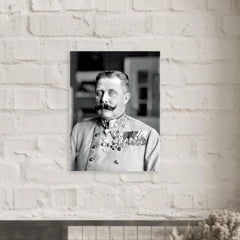 Archduke Franz Ferdinand metal print mockup