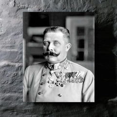 Archduke Franz Ferdinand metal print mockup