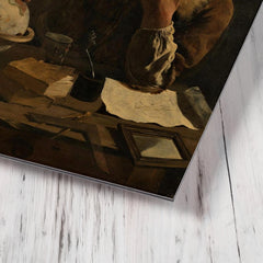 Archimedes metal print mockup