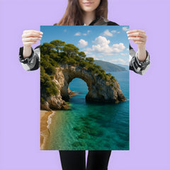 Arco Naturale di Palinuro Cilento Italy poster 3