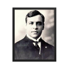 Aristides de Sousa Mendes framed print on a plain backdrop in size 16"x20".