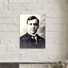 Aristides de Sousa Mendes metal print mockup