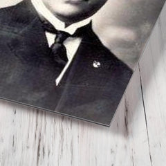 Aristides de Sousa Mendes metal print mockup