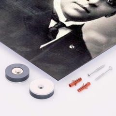 Aristides de Sousa Mendes metal print mockup