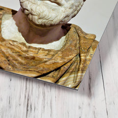 Aristotle metal print mockup