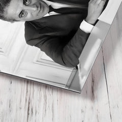 Aristotle Onassis metal print mockup