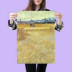 Arles: View from the Wheat Fields by Vincent van Gogh, 1888 poster 3