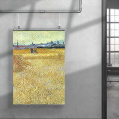 Arles: View from the Wheat Fields by Vincent van Gogh, 1888 poster 4
