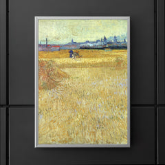 Arles: View from the Wheat Fields by Vincent van Gogh, 1888 poster 5