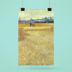 Arles: View from the Wheat Fields by Vincent van Gogh, 1888 poster 6