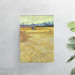 Arles: View from the Wheat Fields by Vincent van Gogh, 1888 poster 7