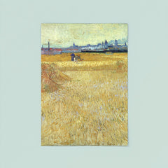 Arles: View from the Wheat Fields by Vincent van Gogh, 1888 poster 8