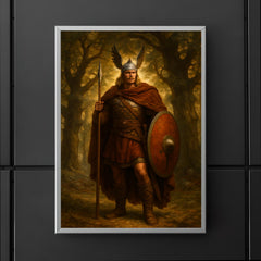 Arminius after Teutoburg beneath Germanic oaks poster 5