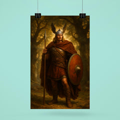 Arminius after Teutoburg beneath Germanic oaks poster 6