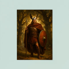Arminius after Teutoburg beneath Germanic oaks poster 8