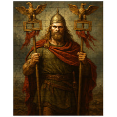 Arminius after Teutoburg with Roman eagles jigsaw puzzle