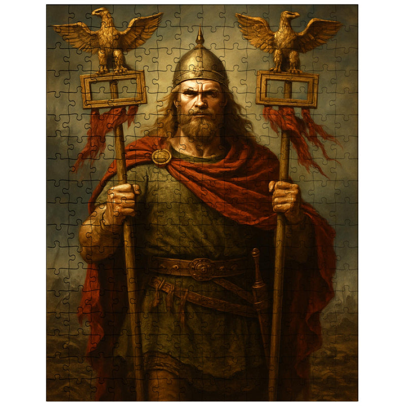 Arminius after Teutoburg with Roman eagles jigsaw puzzle