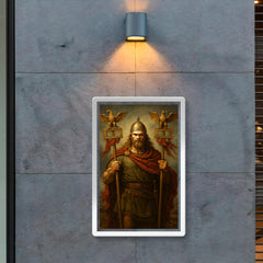 Arminius after Teutoburg with Roman eagles poster 2