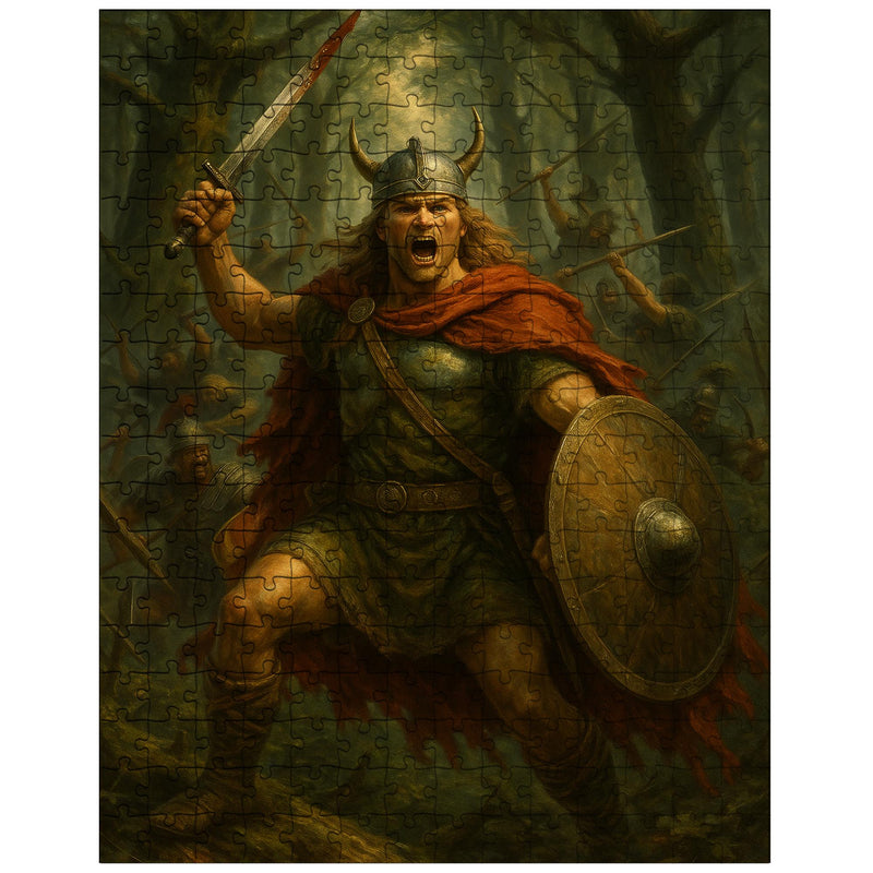 Arminius in Teutoburg forest ambush jigsaw puzzle