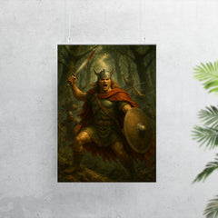 Arminius in Teutoburg forest ambush poster 7