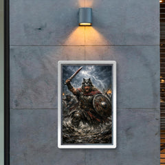 Arminius in Teutoburg storm and mud poster 2