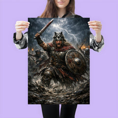 Arminius in Teutoburg storm and mud poster 3