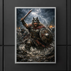 Arminius in Teutoburg storm and mud poster 5