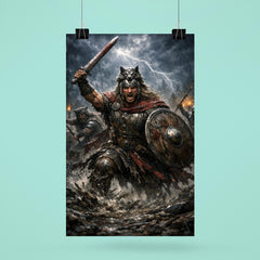 Arminius in Teutoburg storm and mud poster 6