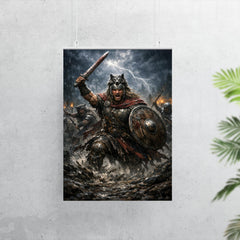 Arminius in Teutoburg storm and mud poster 7