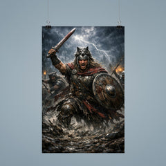 Arminius in Teutoburg storm and mud poster 9