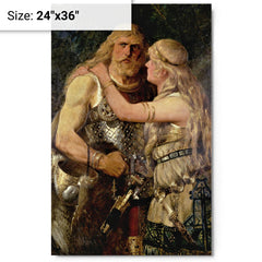 Arminius metal print on a plain backdrop in size 24"x36".