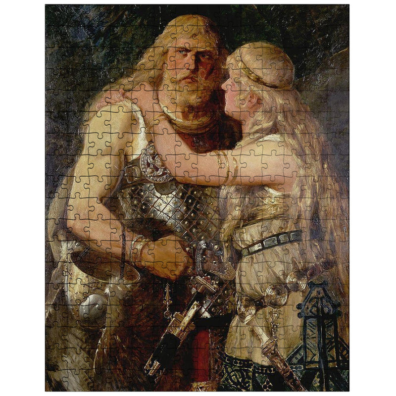 Arminius Says Goodbye to Thusnelda by Johannes Gehrts, 1884 jigsaw puzzle