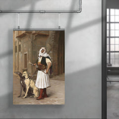 Arnaute avec Deux Chiens Whippets by Jean-Léon Gérôme, 1867 poster 4