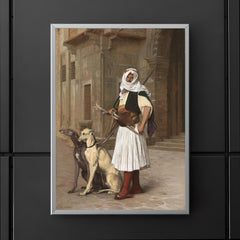 Arnaute avec Deux Chiens Whippets by Jean-Léon Gérôme, 1867 poster 5