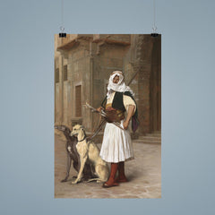 Arnaute avec Deux Chiens Whippets by Jean-Léon Gérôme, 1867 poster 9