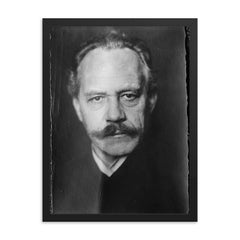 Arnold Sommerfeld framed print on a plain backdrop in size 18"x24".