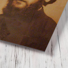 Arsenie Boca metal print mockup