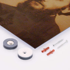 Arsenie Boca metal print mockup