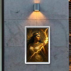 Arsinoe II with thunderbolt and diadem poster 2