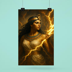 Arsinoe II with thunderbolt and diadem poster 6