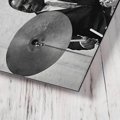 Art Blakey metal print mockup
