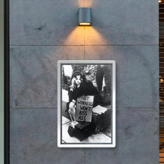 Art Workers Won't Kiss Ass - Art Workers Coalition AWC poster 2