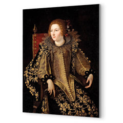 Artemisia Gentileschi metal print mockup